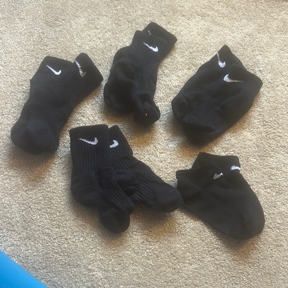Nike Black Ankle Socks Set